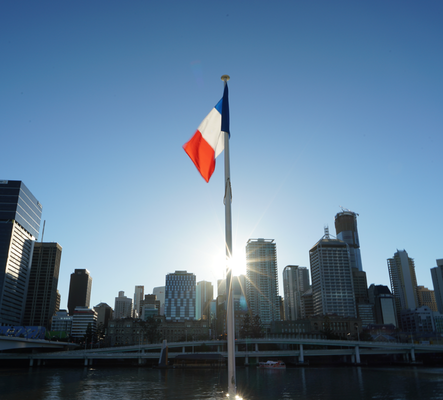 Le Festival Brisbane French Festival french flag