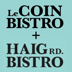 Le coin bistro + Haig rd bistro logo